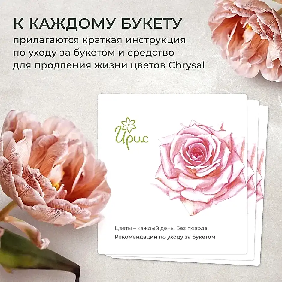 монобукет из 7 роз микс дуо 1 