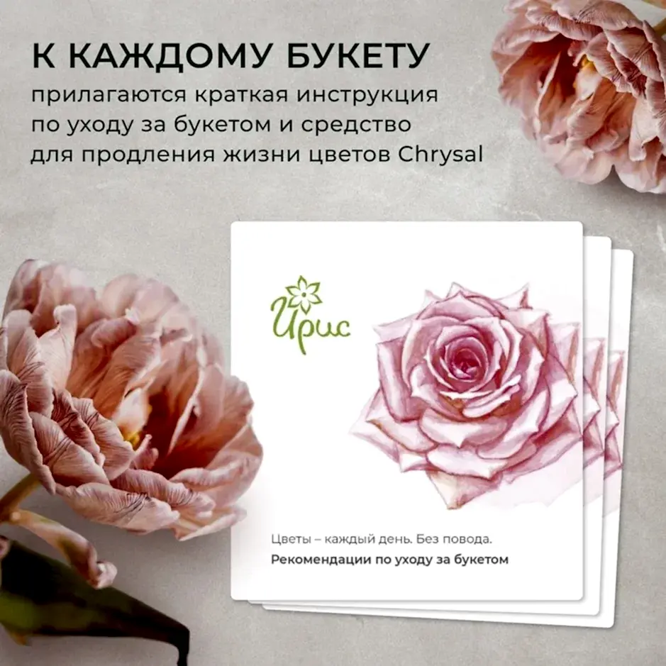 монобукет 9 роз "pink floyd" под ленту 