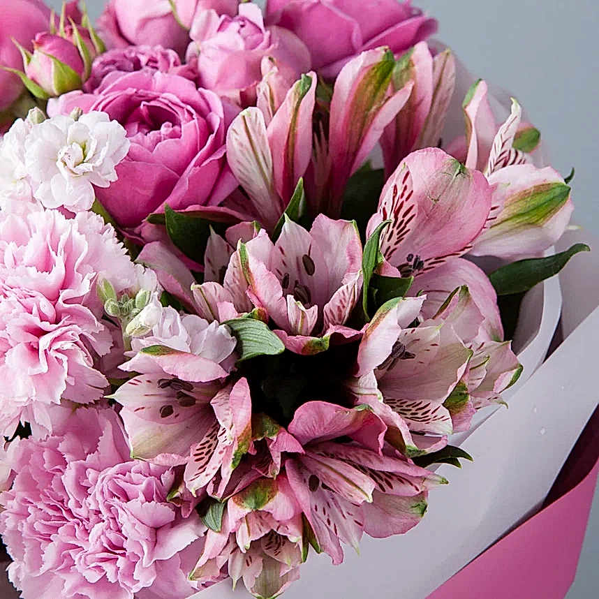 букет "симфония" pink 